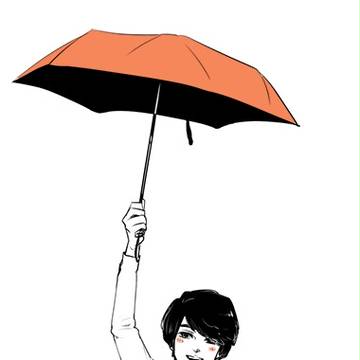 赤い傘