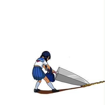 大剣と少女