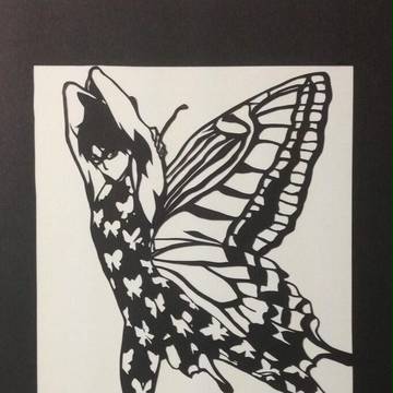 【切り絵】竜ヶ崎怜【Free!】