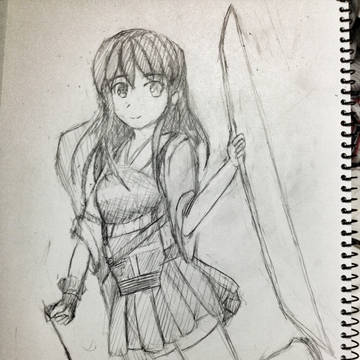 落書き:赤城さん？