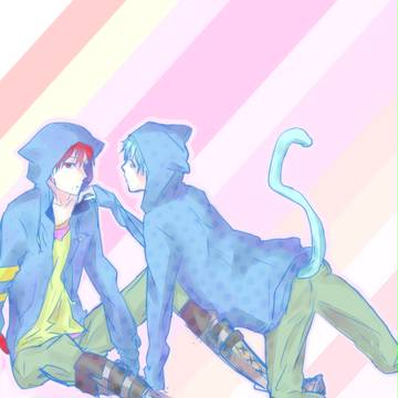 黒＆赤※猫尻尾注意