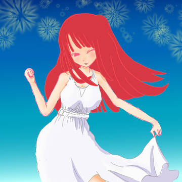 白ワンピの少女
