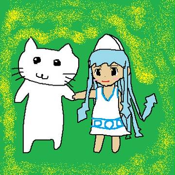 マウス書きイカ娘らくがき