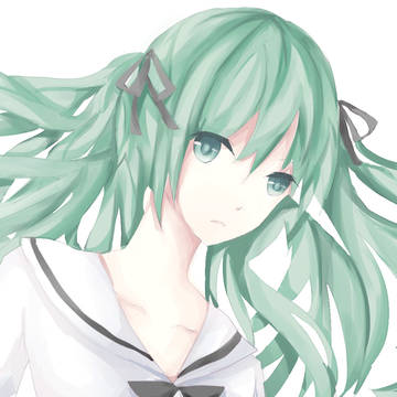 扎马尾的男孩子= =