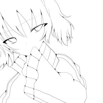 エネ　線画