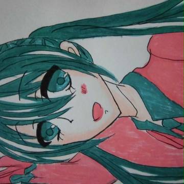 初音ミクの落書き