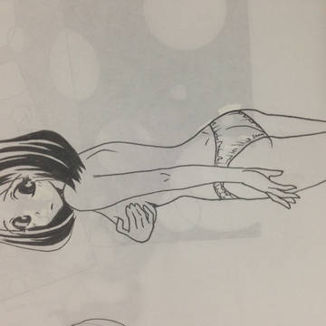 手ブラの女の子