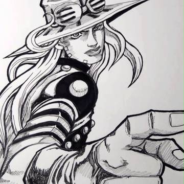 STEEL BALL RUN ジャイロ・ツェペリを描いてみた