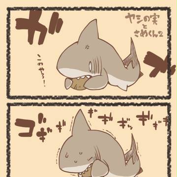 ヤシの実とさめくん2