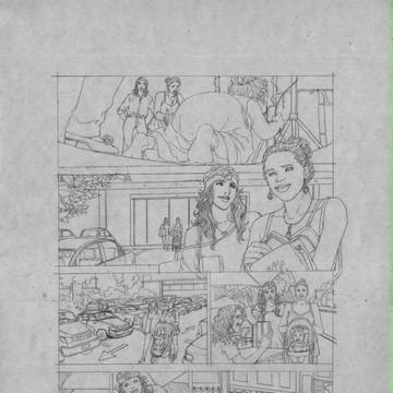 故事漫画 铅笔稿