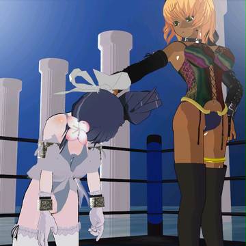 それぞれの勝利後の行動　（敗北役：聖美）
