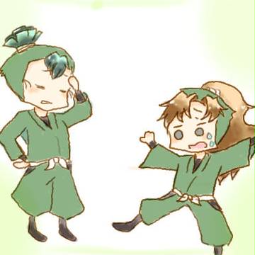 伊作謎のポーズ
