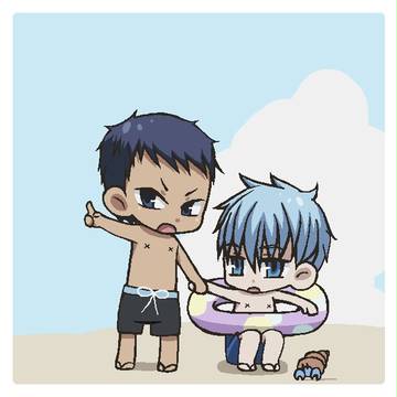 青黒ちゃん海へ行く