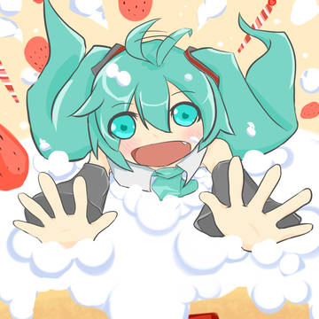 ミクのケーキダイブ