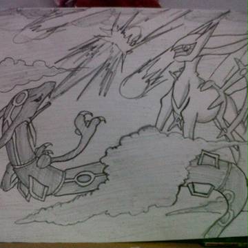Rayquaza VS Arceus