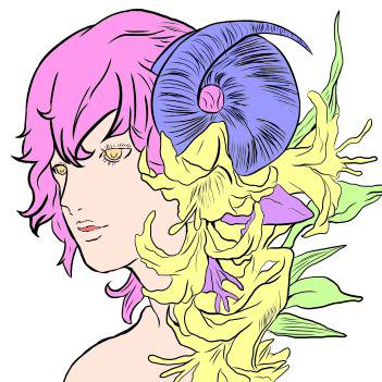模写に色のせただけ