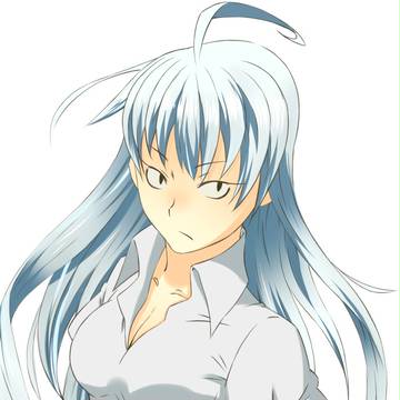 三白眼のもこ