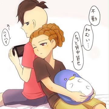 夏休み中の二人