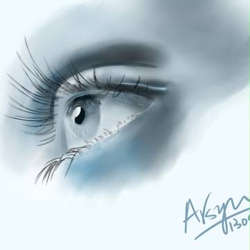【watercolor】The eye