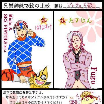 姉と絵の比較してみた