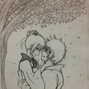 under the cherryblossom