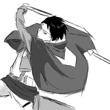 【落書き】兵長の回転切り【楽ではない】