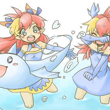水遊び！