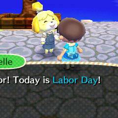 Animal Crossing Labor Day!