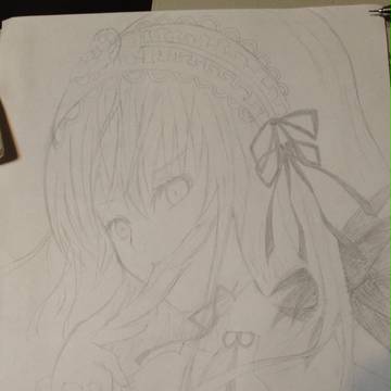 水銀燈 線画