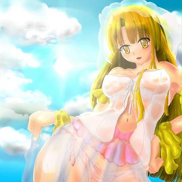 透けてますが…　金髪美女