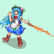 ドット絵:有頂天のお嬢ちゃん