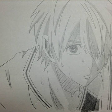 。テツ君模写。