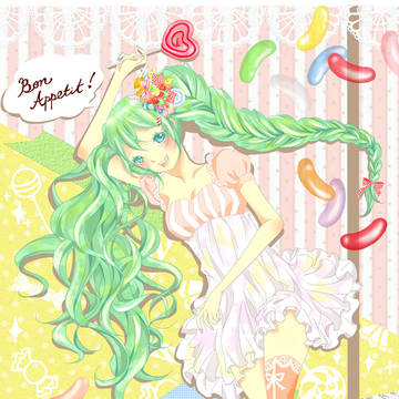 ポストカード Candyミク