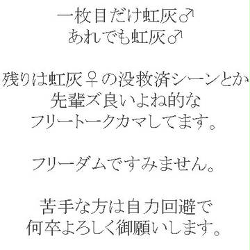 嗚呼、主将。【ほとんど虹灰♀】