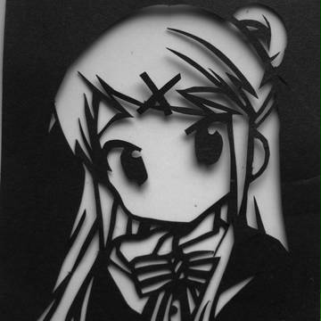 【切り絵】カレンちゃん