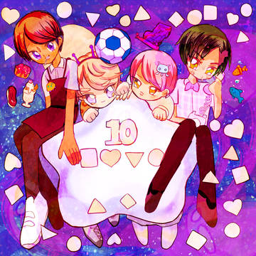 １０□♡▽○１０