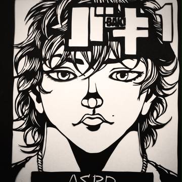 【切り絵】範馬刃牙【バキ】