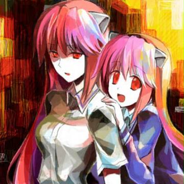 エルフェンリート：ルーシーさんとニュウちゃん