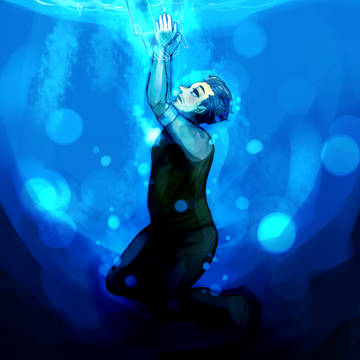blue