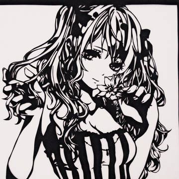 初音ミク *切り絵