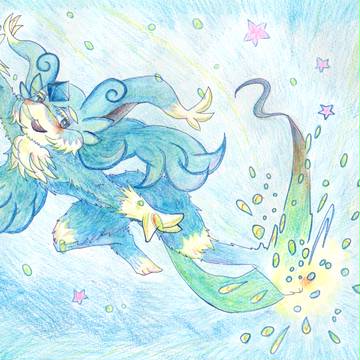 ほうき星の光