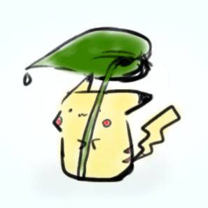 台風早くいなくならないかなー……