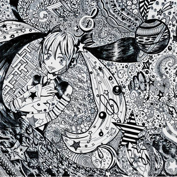 モノクロ　ミク