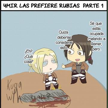 Ymir prefer blondes Pt. 1