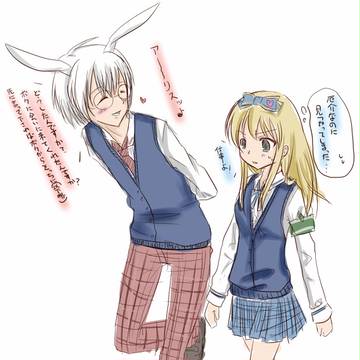 学園パロの落書き