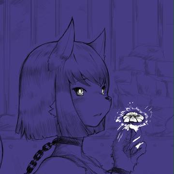 Darkness in white eyes