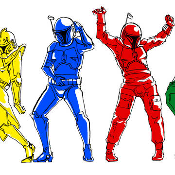 Let´s Dancing ！！ 戦隊風