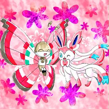 ニンフィアとビビヨン