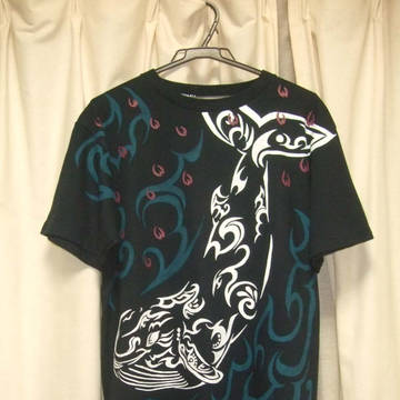 Tシャツ　鯨