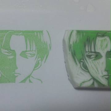 【彫ってみた】進撃の巨人　リヴァイ